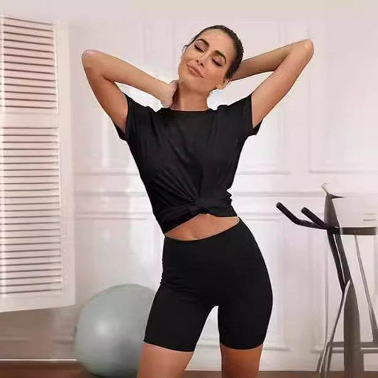 Casual Round Neck Loose T-Shirt - European & American Style - Buy Center US