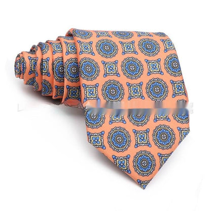 Buycenter Men's Printed Polyester Tie - Stylish Workplace Bow Tie - Buy Center US