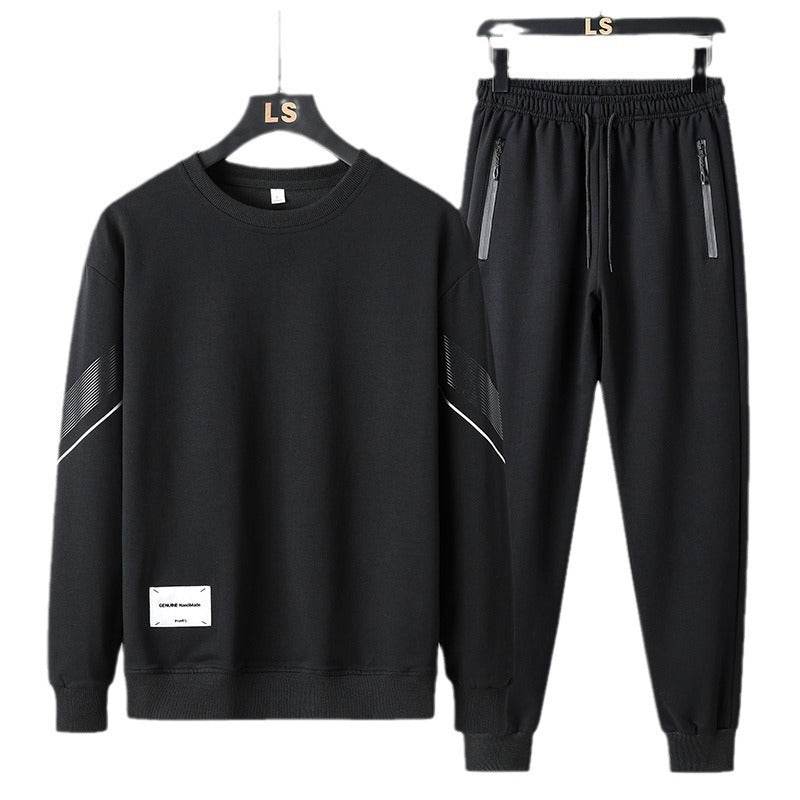 Buycenter Men's Casual Round Neck Sweater Pants - Comfort Fit Outfit - Buy Center US