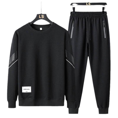 Buycenter Men's Casual Round Neck Sweater Pants - Comfort Fit Outfit - Buy Center US