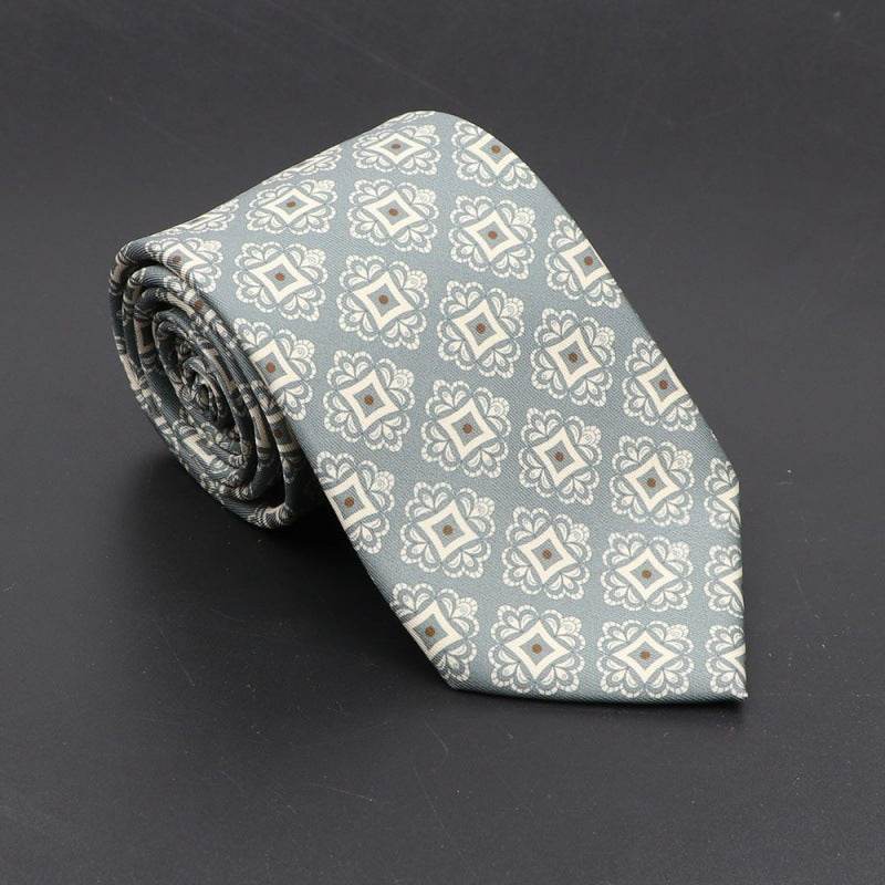 Buycenter Super Soft Silk Ties - 75mm Bohemian Necktie for Men - Buy Center US
