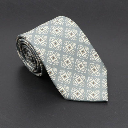 Buycenter Super Soft Silk Ties - 75mm Bohemian Necktie for Men - Buy Center US