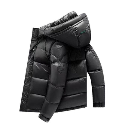 Buycenter Men's Winter Down Jacket - Cold-Proof Graphene Hooded Style - Buy Center US