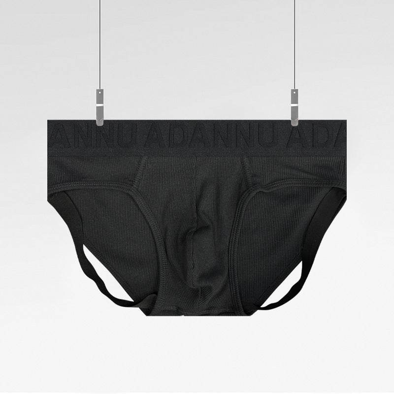 Buycenter Men's Cotton Low Waist Briefs - Breathable Double Strap Style - Buy Center US