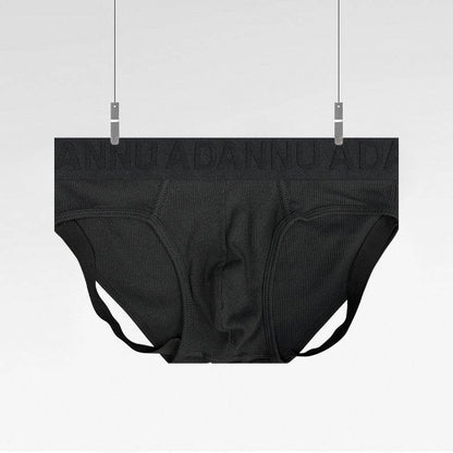 Buycenter Men's Cotton Low Waist Briefs - Breathable Double Strap Style - Buy Center US