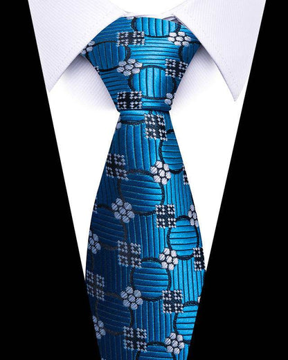 Buycenter 8cm Striped Tie - High-Quality Polyester for Professional Styling - Buy Center US