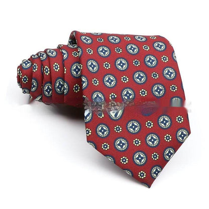 Buycenter Men's Printed Polyester Tie - Stylish Workplace Bow Tie - Buy Center US
