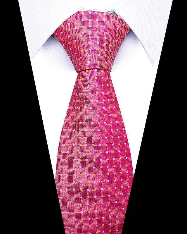 Buycenter 8cm Striped Tie - High-Quality Polyester for Professional Styling - Buy Center US