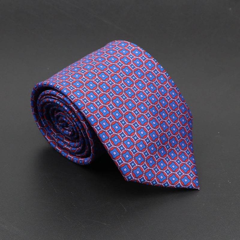 Buycenter Super Soft Silk Ties - 75mm Bohemian Necktie for Men - Buy Center US