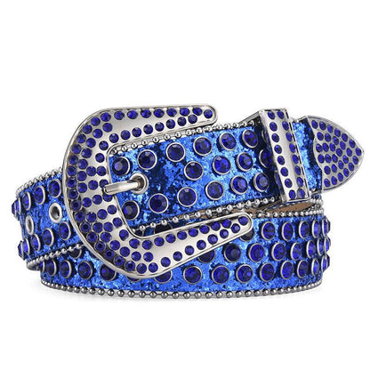 Buycenter Men Women Alloy Belt - Punk Rock Rivet Design, Multiple Colors - Buy Center US