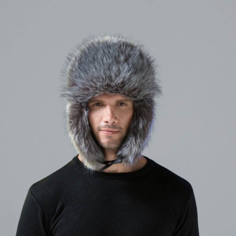 Korean Style Fox Fur Hat for Women - Warm Winter Beanie for All - Buy Center US