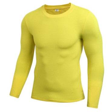 Men's Long-Sleeved Wicking Sweat Suit - Elastic Fitness Running Shirt - Buy Center US