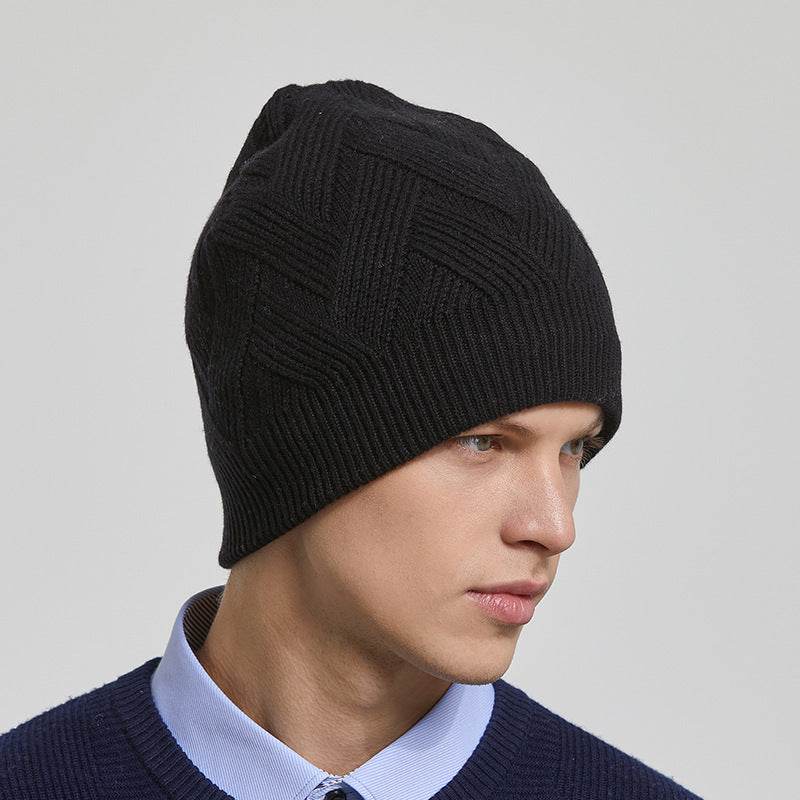 Buycenter Men's Fleece Knitted Hat - Warm Adjustable Winter Accessory - Buy Center US