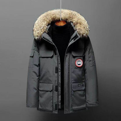 Buycenter Winter Men's Mid-length Coat - Warm Outdoor Jacket in 6 Colors - Buy Center US