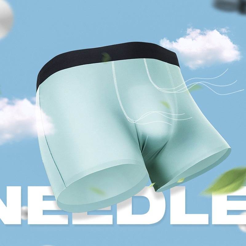 Buycenter Men's Seamless Boxers - Ultra-thin and Breathable Underwear - Buy Center US