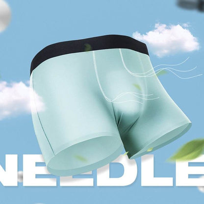 Buycenter Men's Seamless Boxers - Ultra-thin and Breathable Underwear - Buy Center US