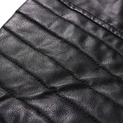 Buycenter Plus Size Motorcycle Leather Jacket - Stylish Cowhide Coat - Buy Center US