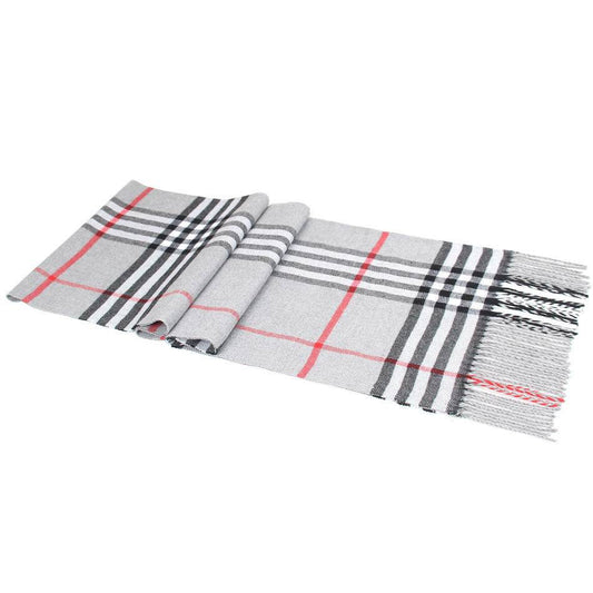 Buycenter Casual Plaid Scarf for Elderly Couples - Warm Imitation Cashmere - Buy Center US