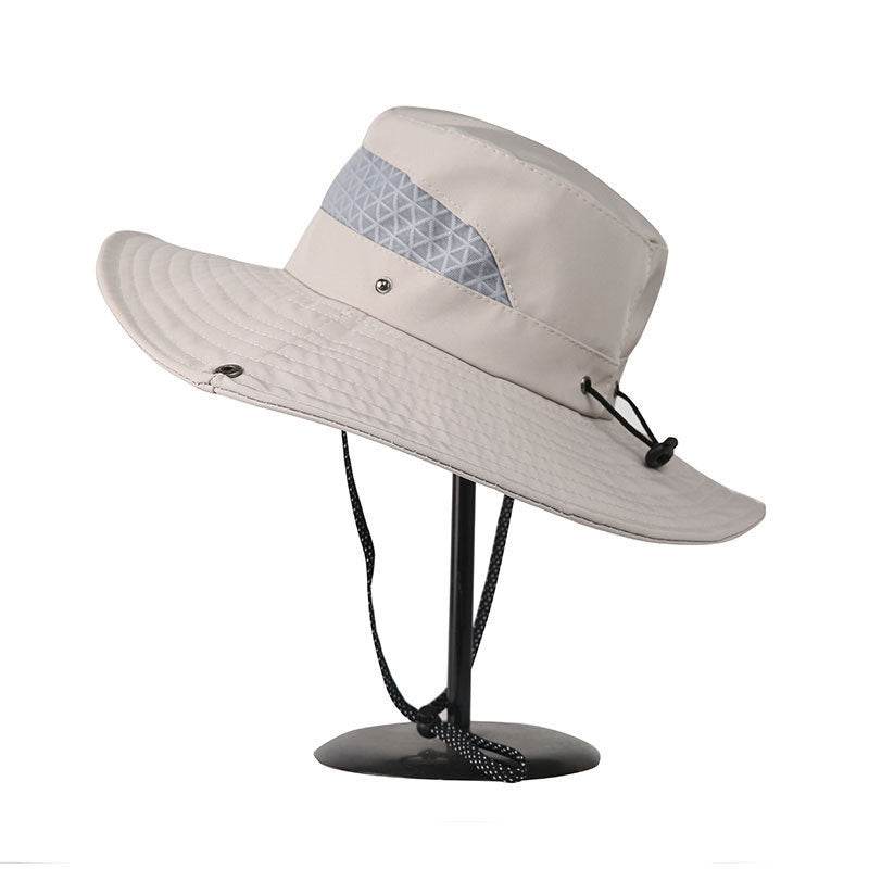 Men's Sun Outdoor Fishing Hat - UV Proof Wide Brim Bucket Cap - Buy Center US