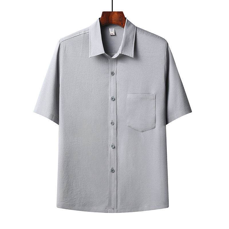 Buycenter Summer Ice Cotton Short-Sleeved Shirt Set - Comfortable & Stylish - Buy Center US