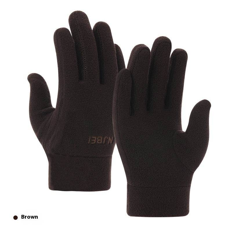 Warm Polar Fleece Gloves - Stylish & Thick for Winter Riding - Buy Center US