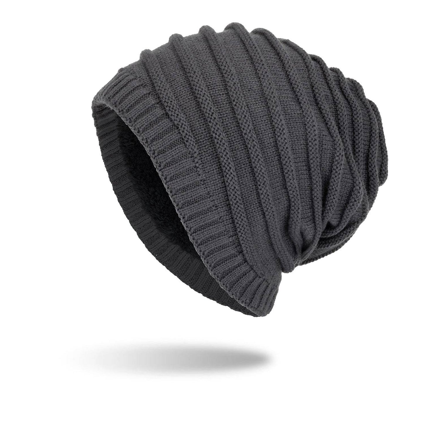 Buycenter Men's Warm Wool Knit Sweater Hat - Outdoor Ear Guards - Buy Center US
