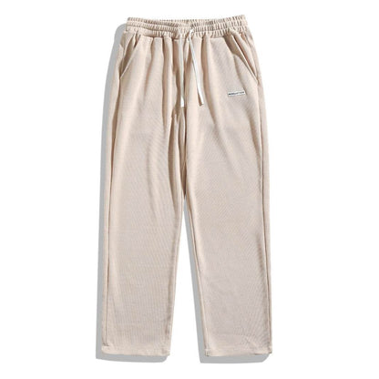 European Size Men's Corduroy Casual Pants - Creamy White, Black, Navy - Buy Center US