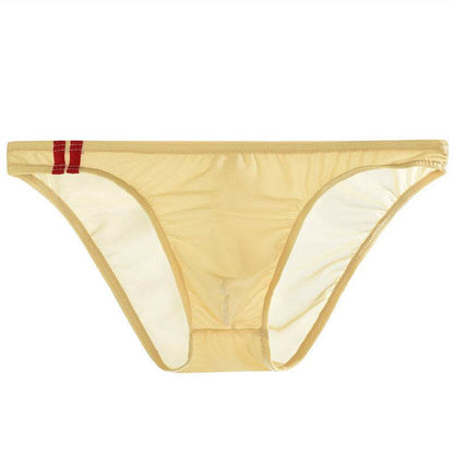 Buycenter Men's Ice Silk Low Waist Briefs - Thin, Breathable Comfort - Buy Center US