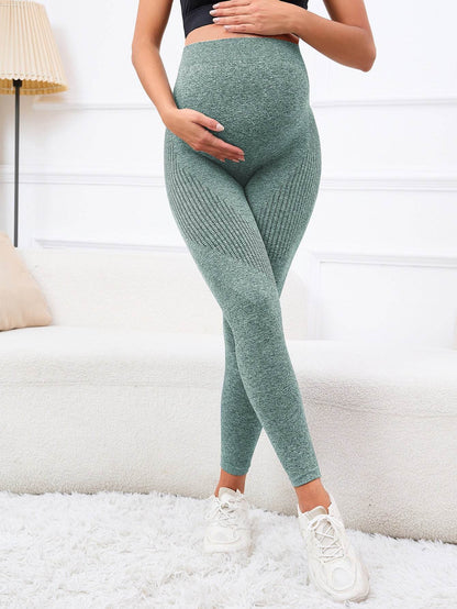 High Waist Pregnancy Yoga Pants - 3D Belly Support in Soft Fabrics - Buy Center US