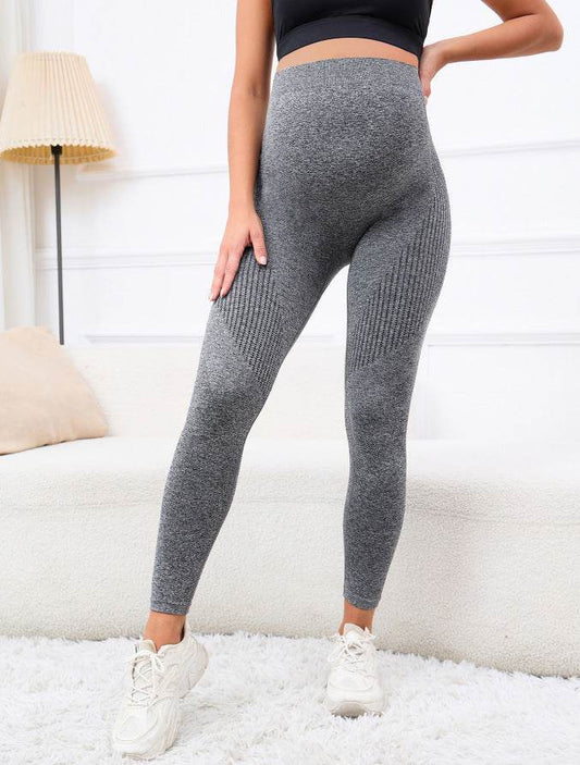 High Waist Pregnancy Yoga Pants - 3D Belly Support in Soft Fabrics - Buy Center US