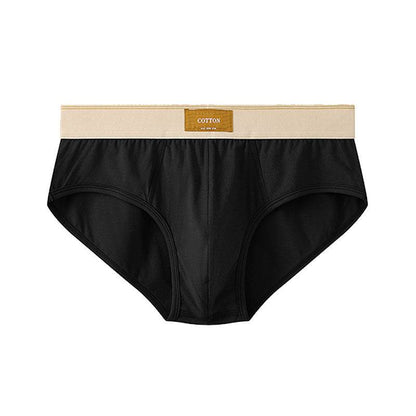 Buycenter Men's Loose Cotton Briefs - Breathable Mid Waist Fashion - Buy Center US