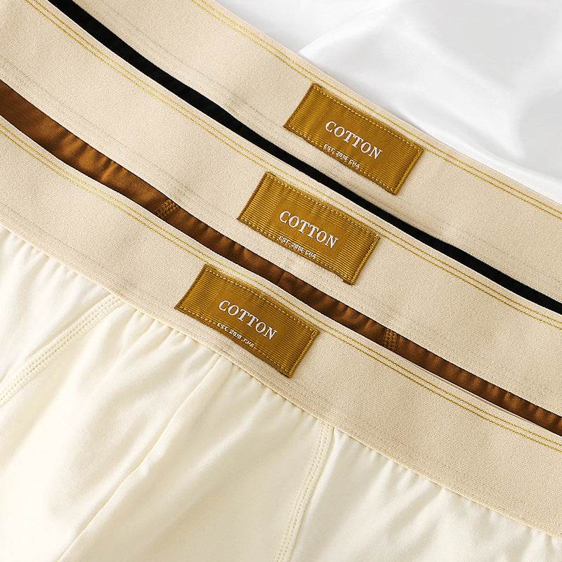 Buycenter Men's Loose Cotton Briefs - Breathable Mid Waist Fashion - Buy Center US