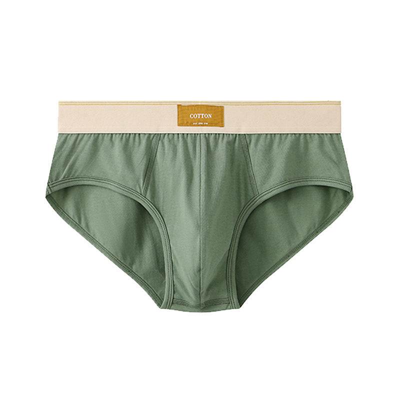 Buycenter Men's Loose Cotton Briefs - Breathable Mid Waist Fashion - Buy Center US