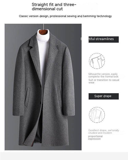 Buycenter Korean Style Wool Coat - Thickened Velvet for Winter Warmth - Buy Center US