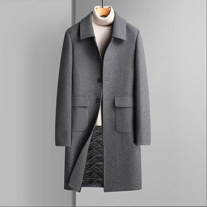Buycenter Korean Style Wool Coat - Thickened Velvet for Winter Warmth - Buy Center US