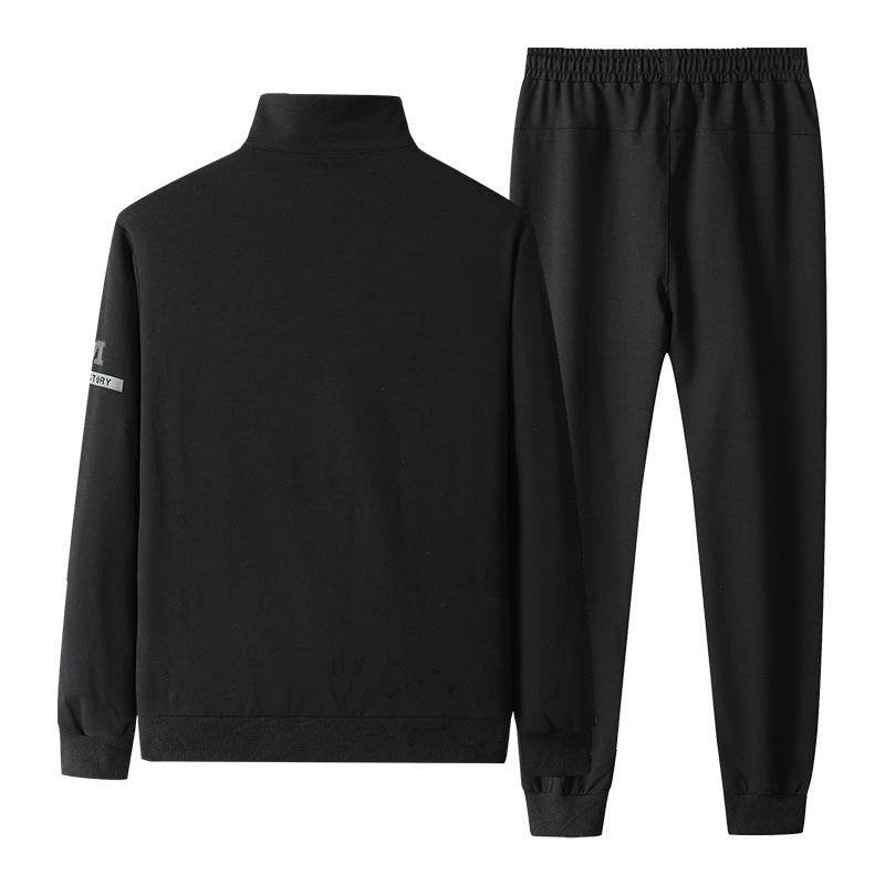 Buycenter Spring & Autumn Two-Piece Jacket Trousers Set - Available in 3 Colors - Buy Center US