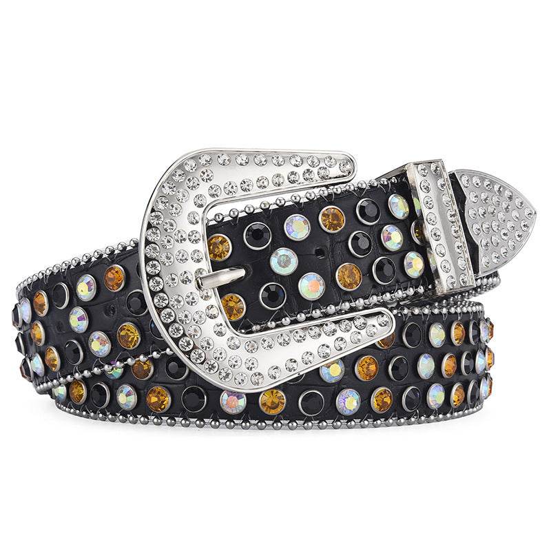 Buycenter Men Women Alloy Belt - Punk Rock Rivet Design, Multiple Colors - Buy Center US