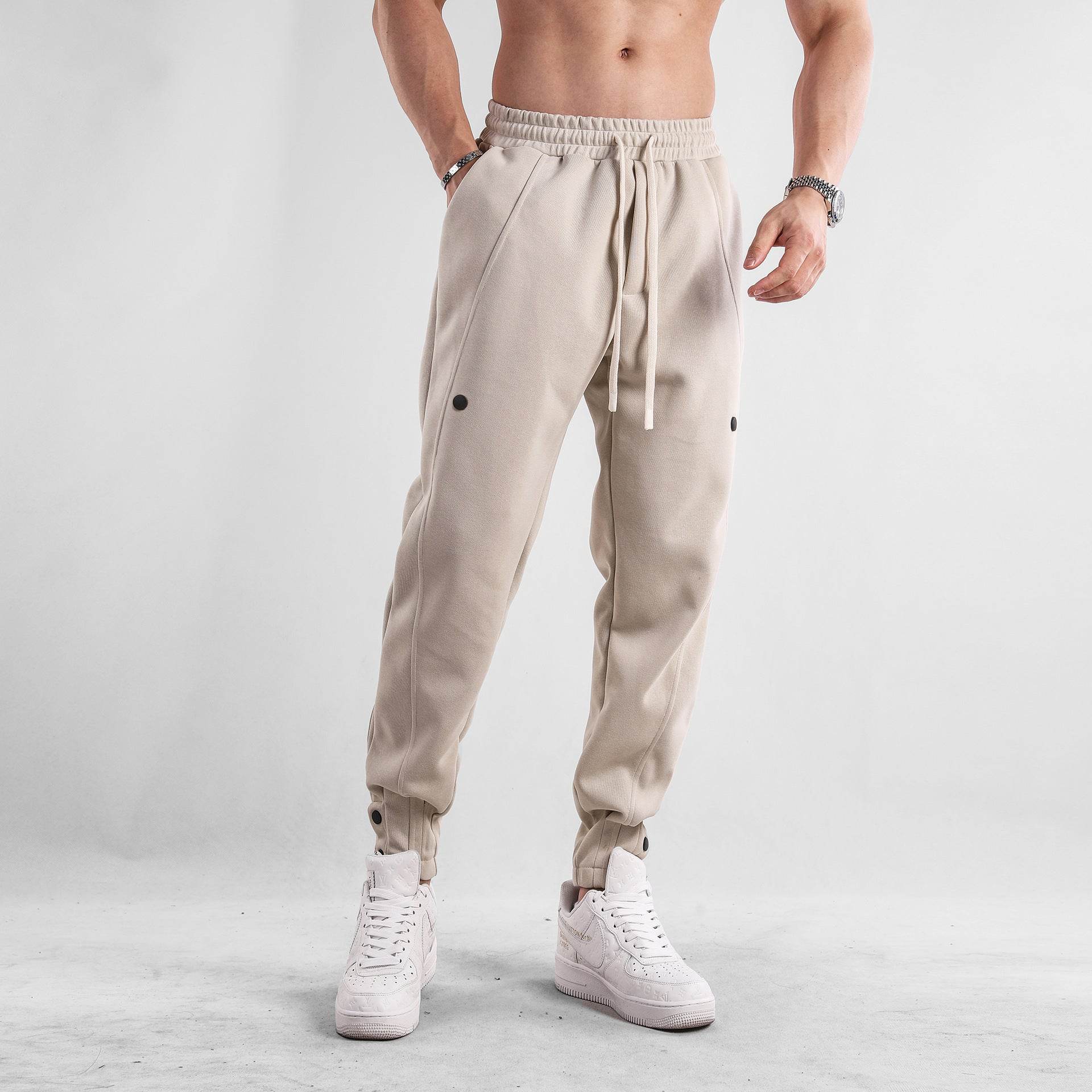 European & American Casual Men's Trousers - Light & Dark Colors Available - Buy Center US
