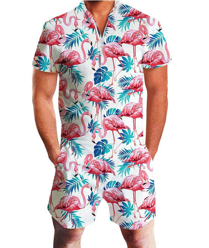 Buycenter Men's Summer Short-Sleeved Suit - European & American Fit - Buy Center US