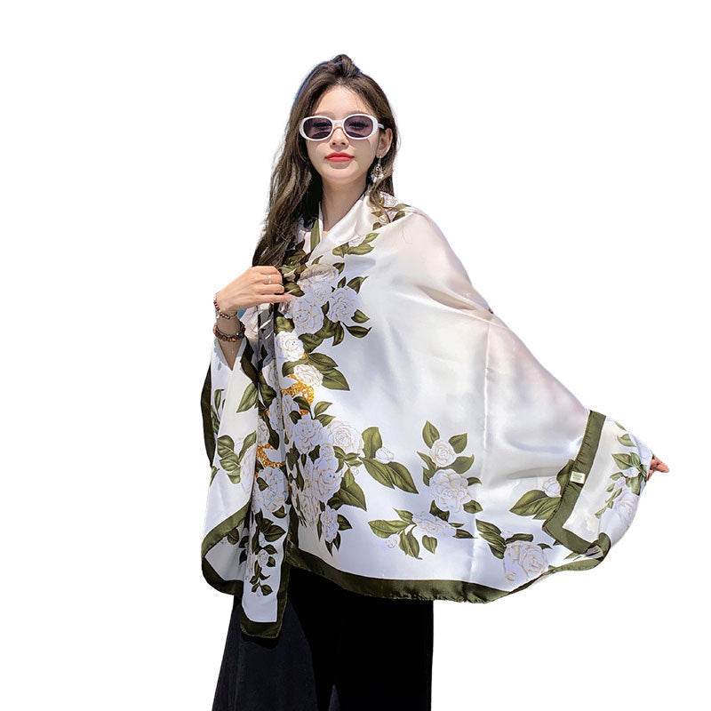 Retro Ethnic Style Beach Towel - Floral Design for Seaside Vacations - Buy Center US