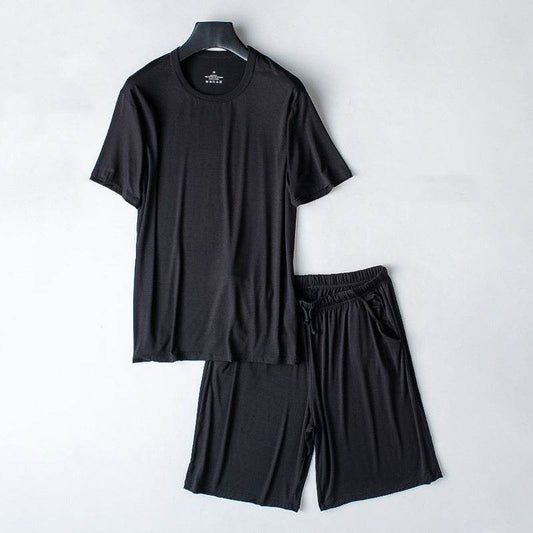 Buycenter Men's Modal Summer Pajamas - Casual, Breathable Homewear Set - Buy Center US