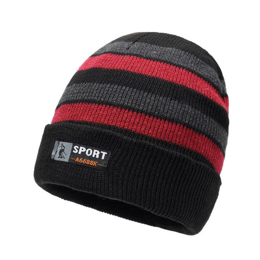 Buycenter Warm Winter Knitted Hat - Retro Woolen Cap for Cold Weather - Buy Center US