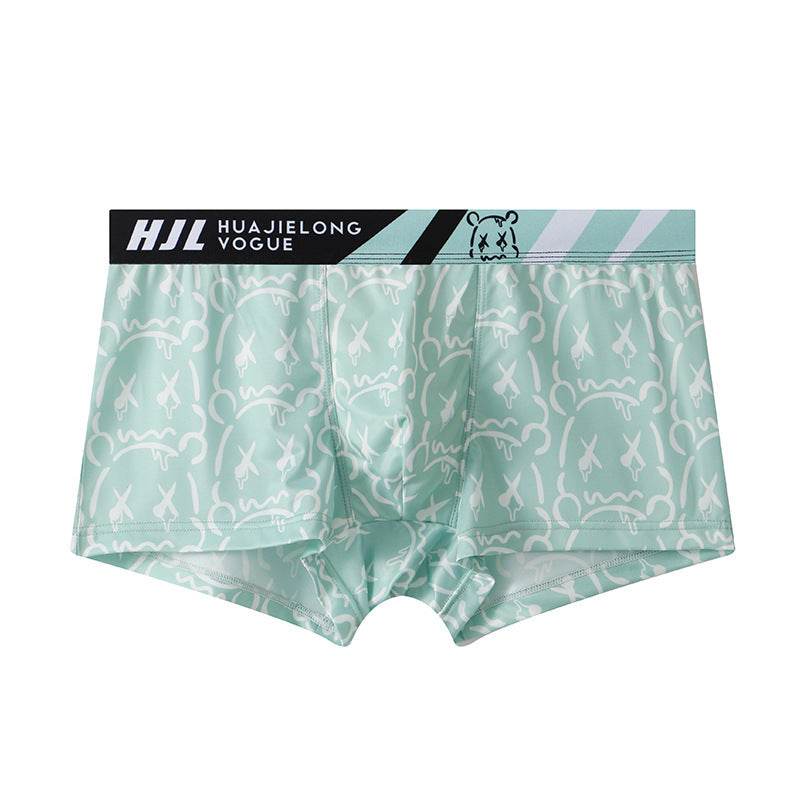 Buycenter Men's Slim Fit Geometric Boxers - Multi-color Breathable Design - Buy Center US