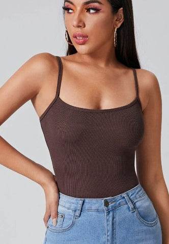 Solid Color Halter Top for Women - Backless Casual Crop Style - Buy Center US