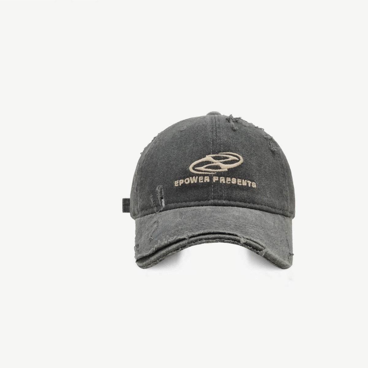 Stylish Ripped Denim Baseball Cap - Adjustable & Breathable Sunshade - Buy Center US