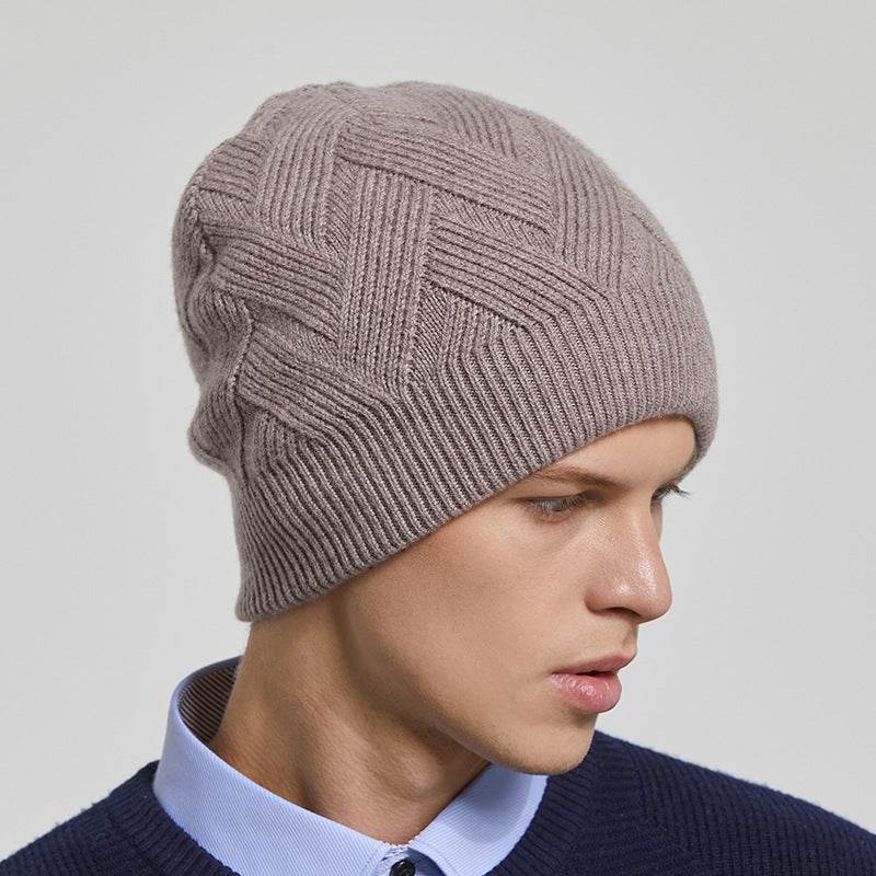Buycenter Men's Fleece Knitted Hat - Warm Adjustable Winter Accessory - Buy Center US
