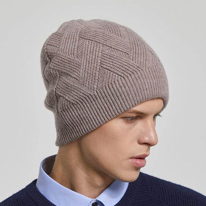 Buycenter Men's Fleece Knitted Hat - Warm Adjustable Winter Accessory - Buy Center US