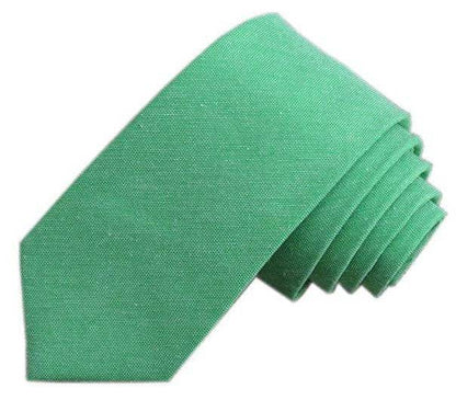 Buycenter 6cm Men's Casual Solid Color Cotton and Linen Bow Tie - Buy Center US