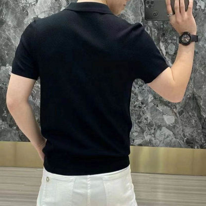 Affordable Men's Polo Shirt - Casual Luxury Pineapple Pattern, Short Sleeve - Buy Center US