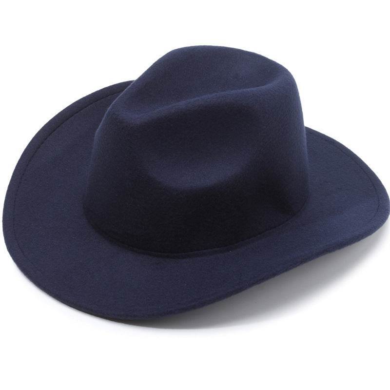 Woolen Cowboy Hat for Men & Women - Adjustable Ethnic Style Summer Accessory - Buy Center US